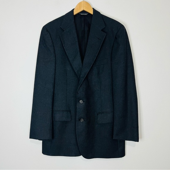 Polo University Club Gray Wool Suit Blazer - Picture 2 of 7